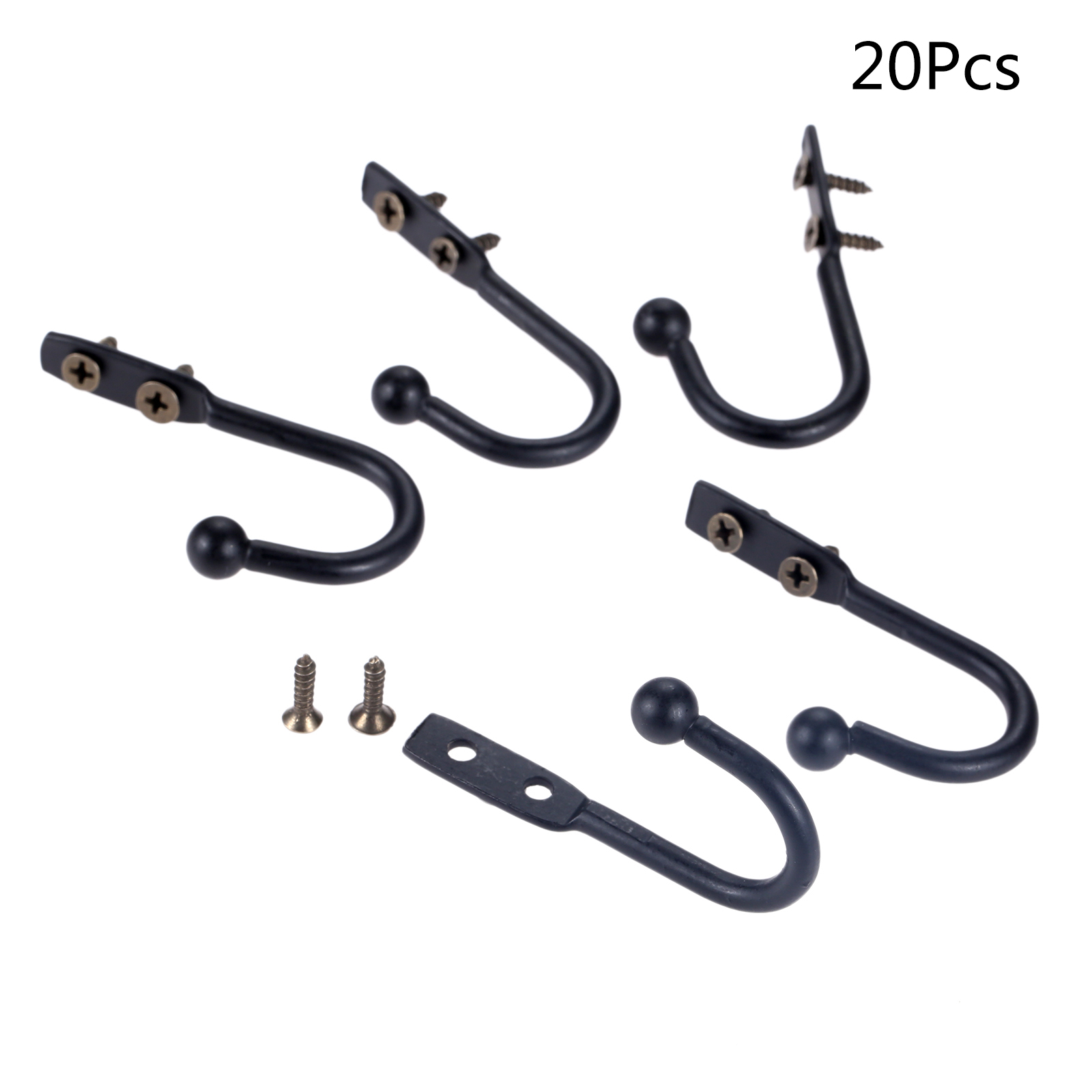 Antique Brass Hook - 50*23มม.Vintage Bronze Wall ประตู Bath Single