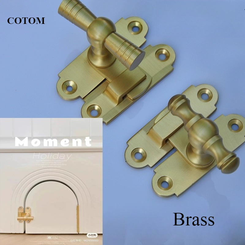 ทองเหลืองโบราณสลักประตูแมวสไตล - Antique Brass Hook บทวิจารณ์และราคา