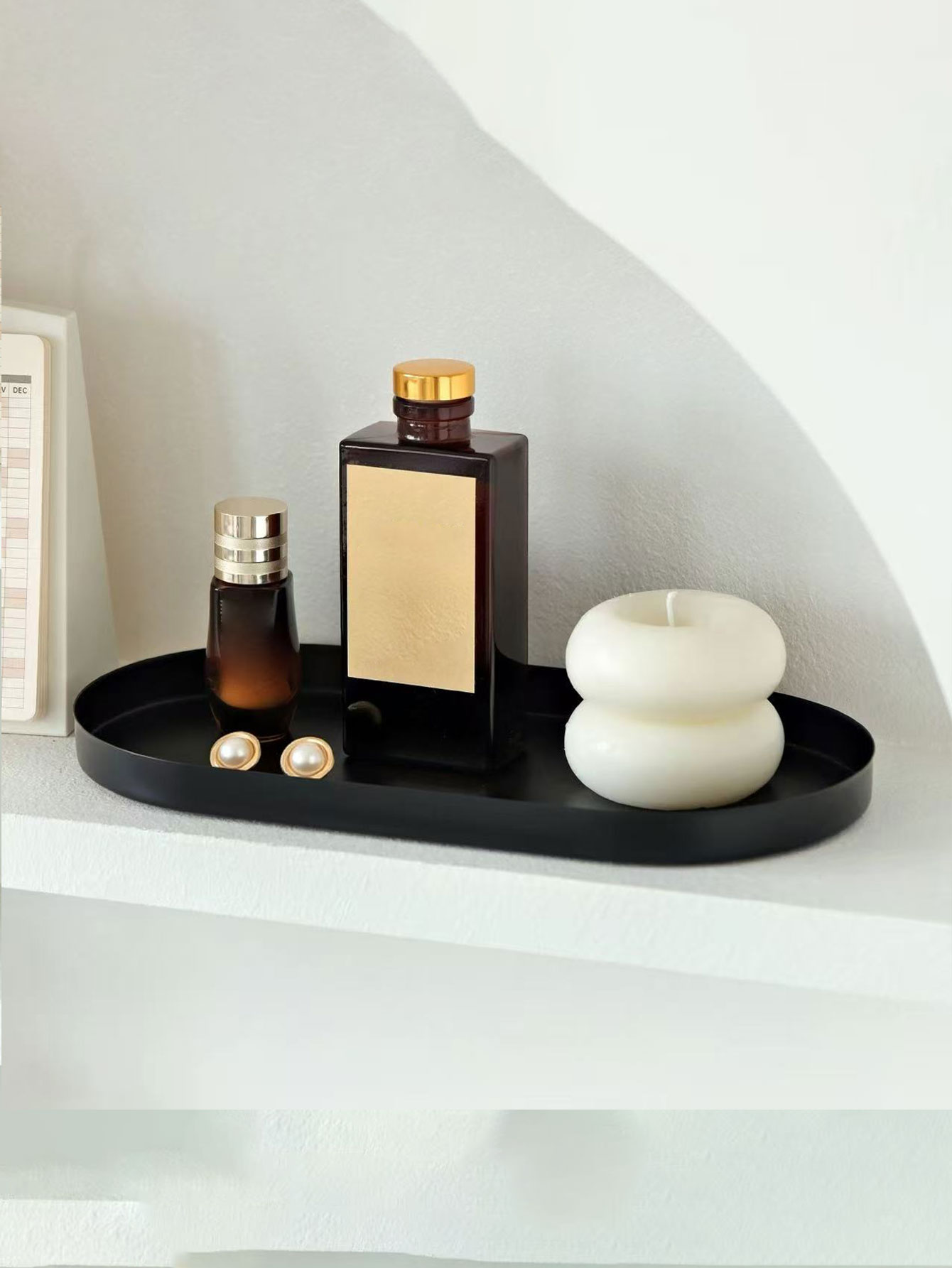 ถาดสแตนเลสรูปไข่, ของตกแต่งโต๊ - Travertine Tray Oval บทวิจารณ์และราคา