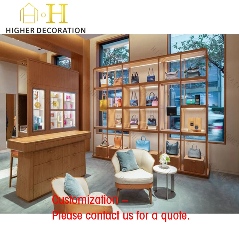 เคาน์เตอร์โชว์กระเป๋าถือหนังหร - Interior Design Retail บทวิจารณ์และราคา