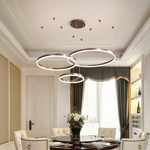 ไฟวงกลม LED ที่ห้อยไฟแบบนอร์ดิ - Engineering And Interior Design บทวิจารณ์และราคา