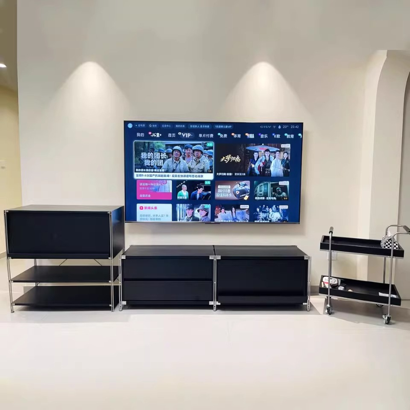 ตู้วางทีวีสุดหรู สีดำ พร้อมที่ - Interior Design Tv Room บทวิจารณ์และราคา