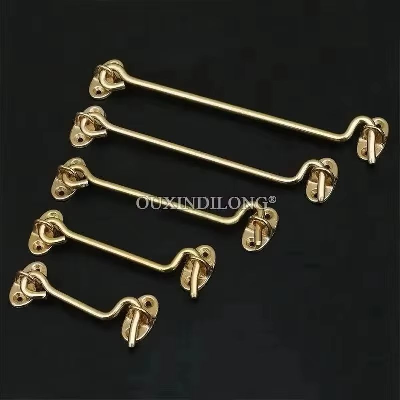 ชุดตะขอและตัวล็อกแบบโบราณ 8 ชิ - Antique Brass Hook บทวิจารณ์และราคา