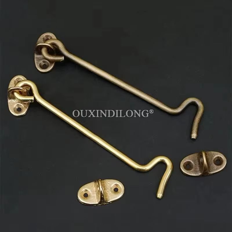 ชุดตะขอและตัวล็อกแบบโบราณ 8 ชิ - Antique Brass Hook บทวิจารณ์และราคา