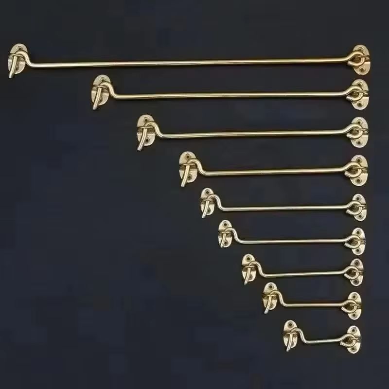 ชุดตะขอและตัวล็อกแบบโบราณ 8 ชิ - Antique Brass Hook บทวิจารณ์และราคา