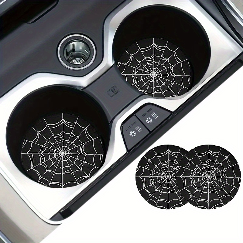 2 ชิ้น ที่รองแก้วในรถยนต์ลายใย - Interior Design Web บทวิจารณ์และราคา