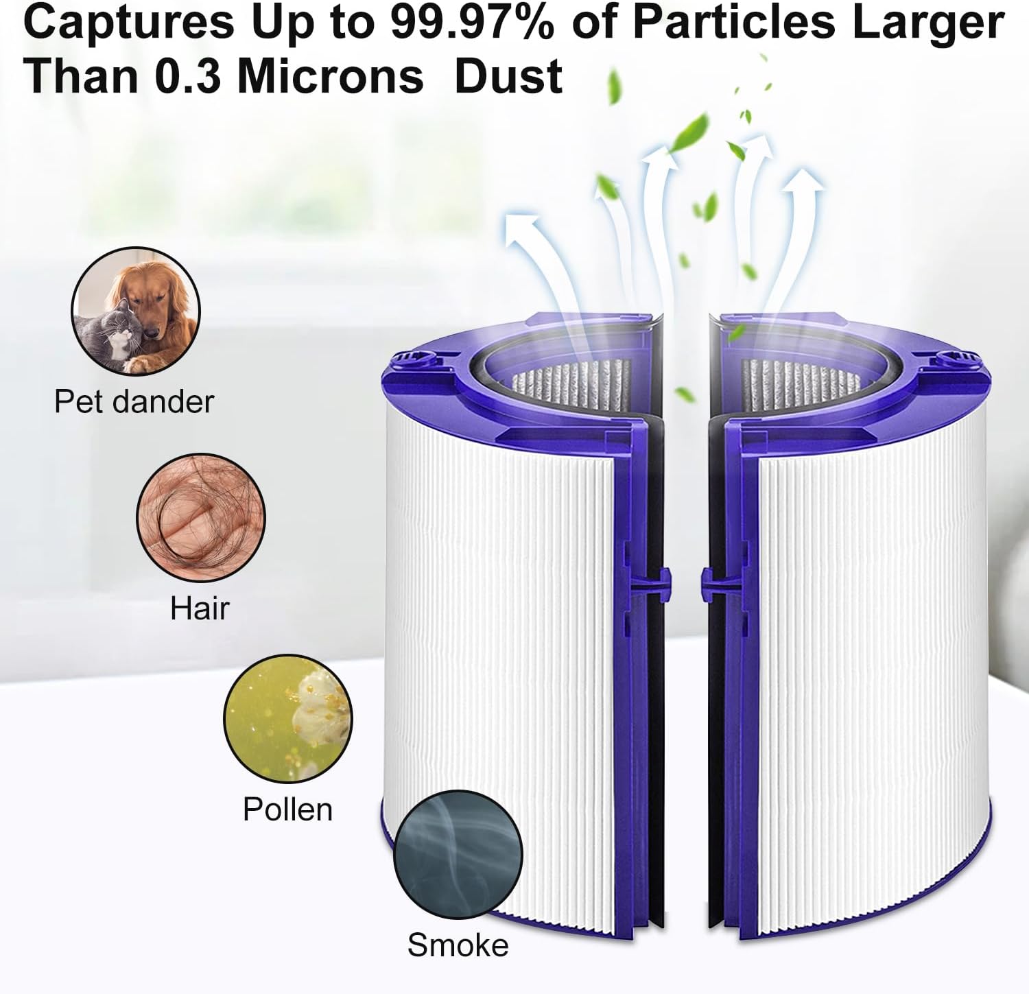 เครื่องกรองอากาศ HEPA และคาร์บ - Dyson Fan Tp07 บทวิจารณ์และราคา