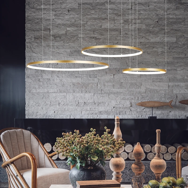 โคมไฟระย้า LED ทรงวงกลมทันสมัย - Engineering And Interior Design บทวิจารณ์และราคา