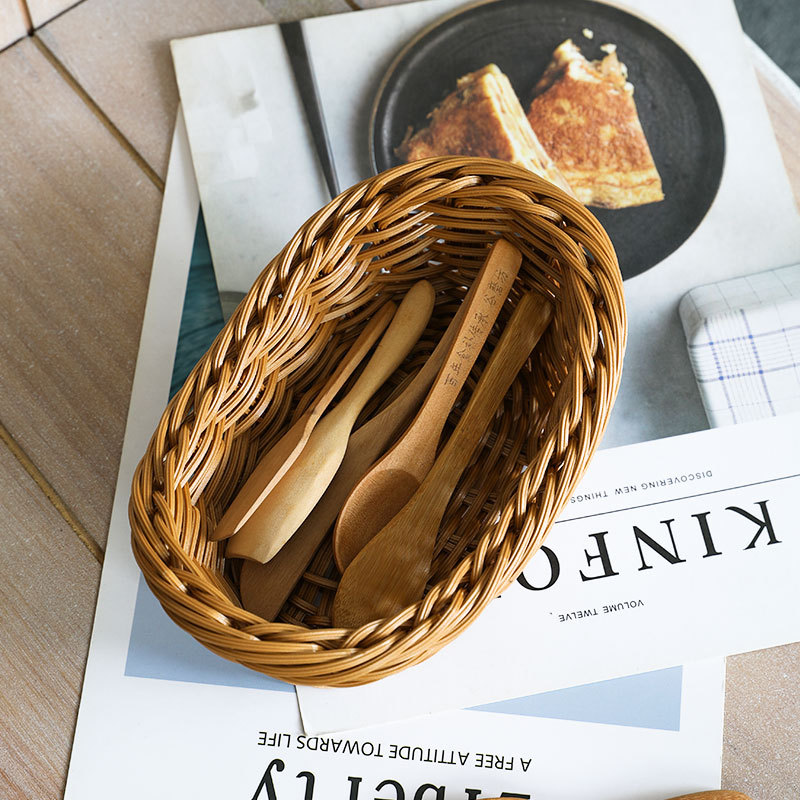 ตะกร้าเก็บจักสานหวายทรงรีมีดถา - Travertine Tray Oval บทวิจารณ์และราคา