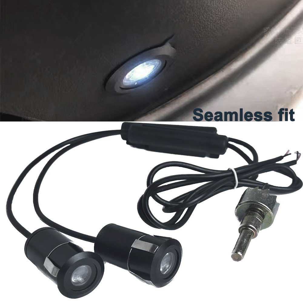 2 ชิ้น Led รถประตูยินดีต้อนรับ - Interior Design Logo บทวิจารณ์และราคา