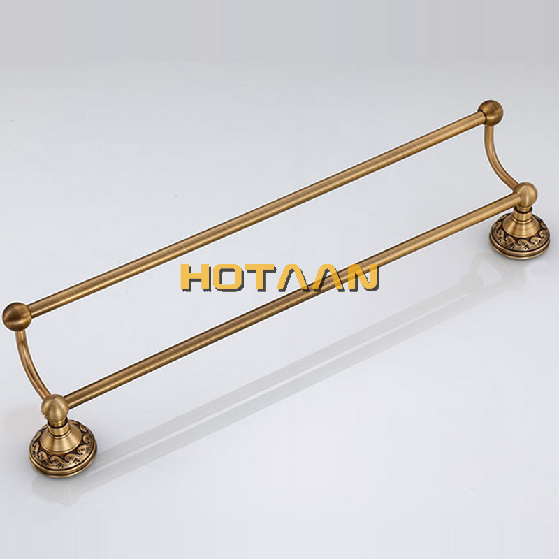 ทองเหลืองโบราณผ้าเช็ดตัวผู้ถือ - Antique Brass Hook บทวิจารณ์และราคา